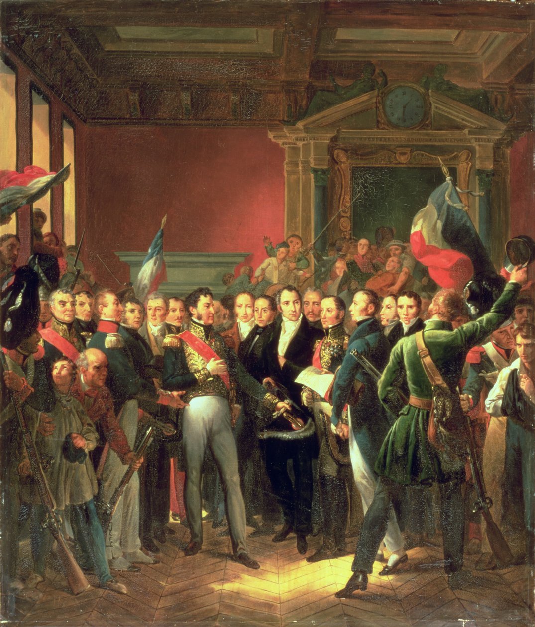 La Lectura de la Declaración de los Diputados, 1830 de Baron François Pascal Simon Gérard