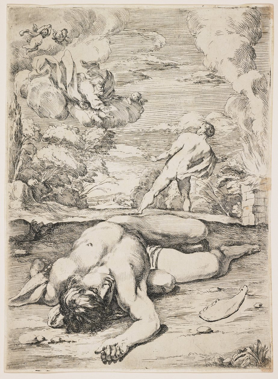 La muerte de Abel, finales de 1630-principios de 1640 de Francois Perrier