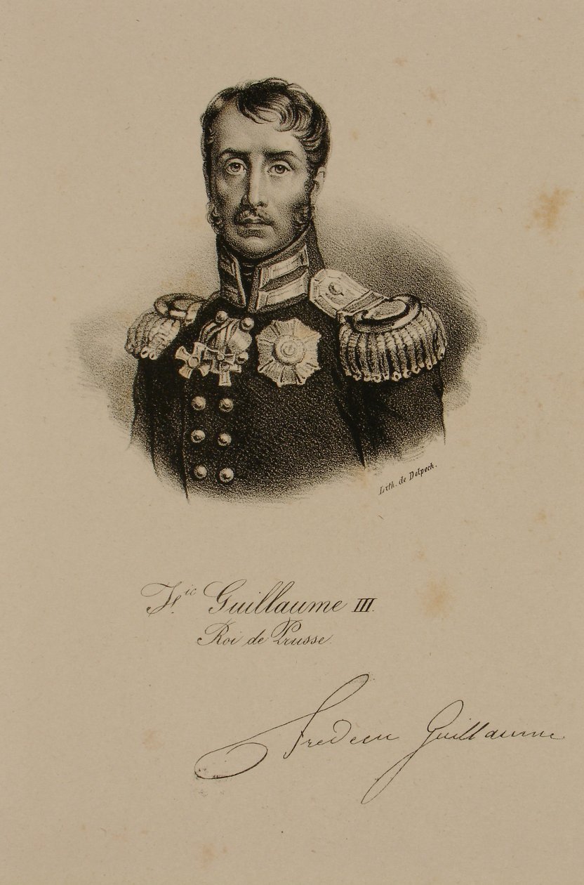 Federico Guillermo III (1770-1840) Rey de Prusia de Francois Seraphin Delpech