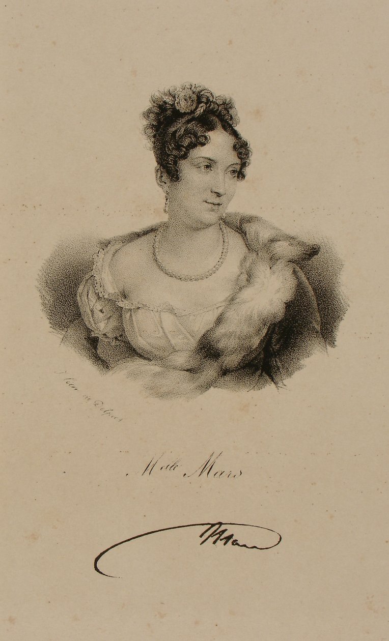 Mademoiselle Mars (1779-1847) de Francois Seraphin Delpech
