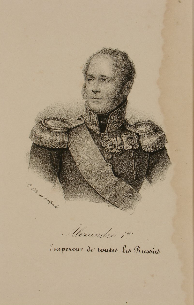 Retrato de Alejandro I (1777-1825) de Francois Seraphin Delpech