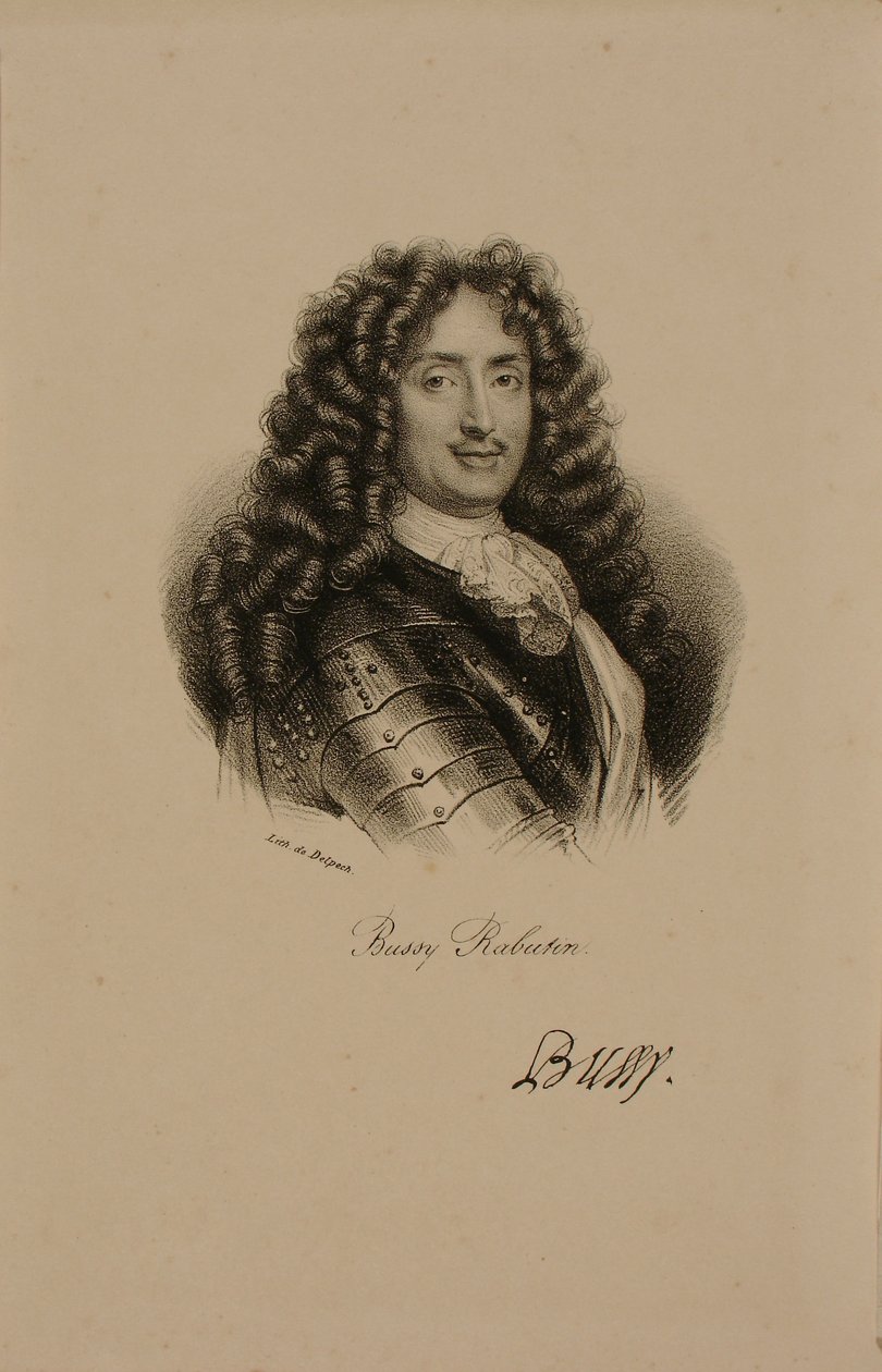 Retrato del Conde Roger Bussy de Rabutin (1618-93) de Francois Seraphin Delpech