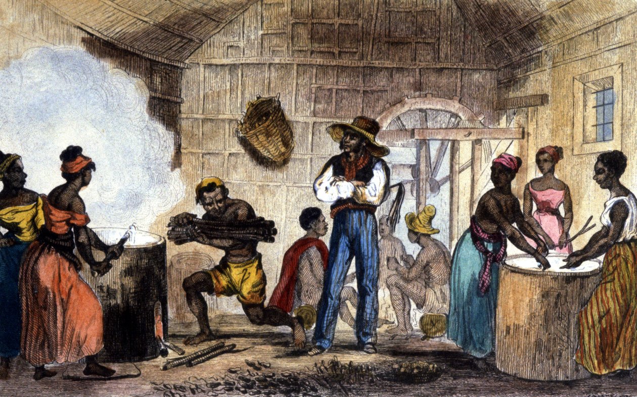 Esclavitud en las Antillas de Francois Hippolyte (after) Lalaisse