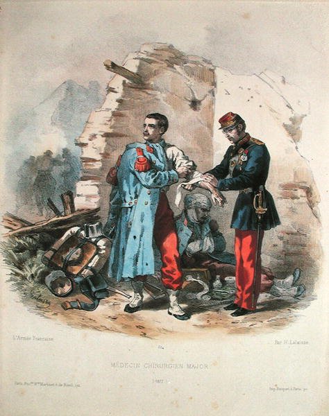 El cirujano del ejército de Francois Hippolyte Lalaisse