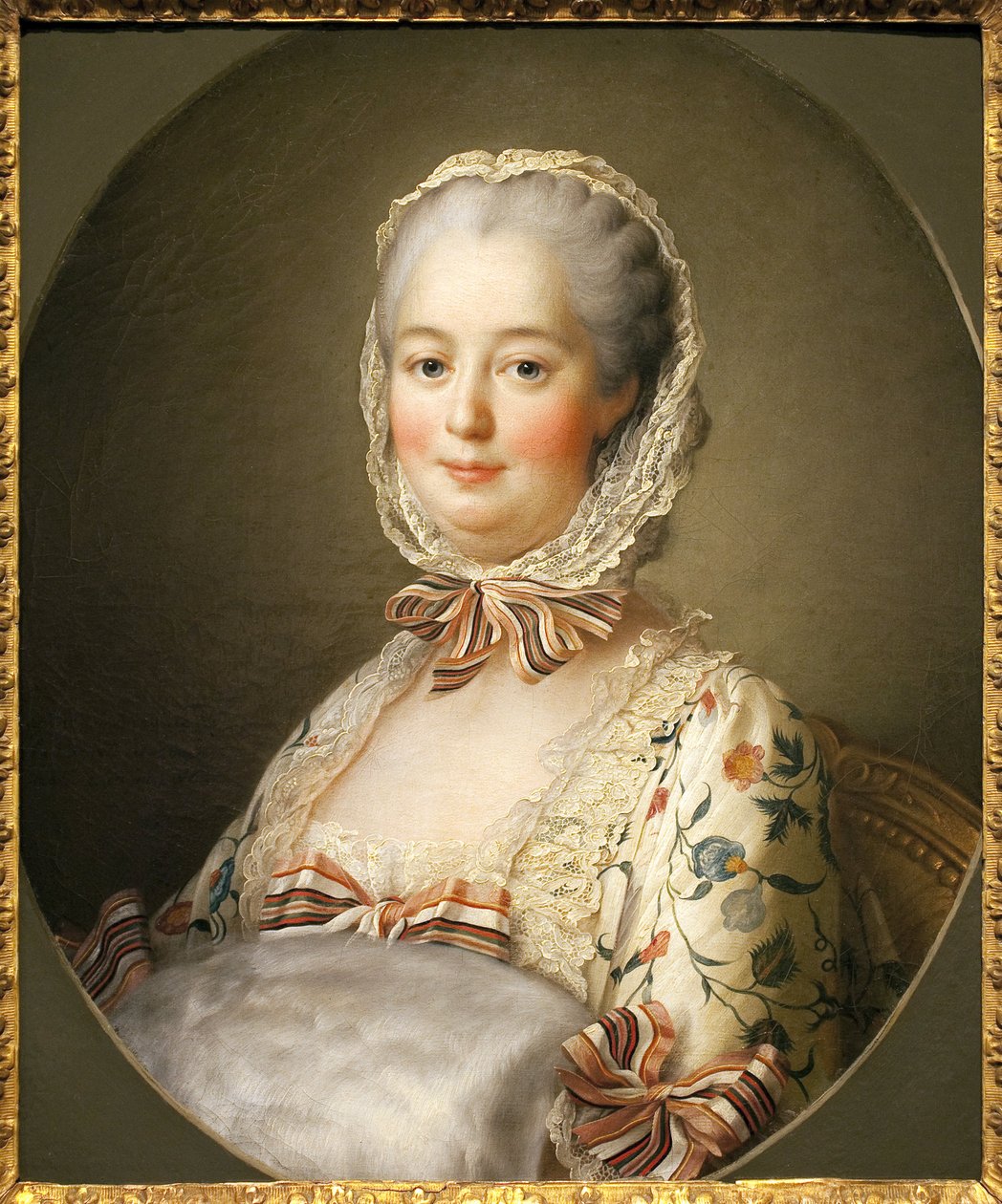 Retrato de la Marquesa de Pompadour (Jeanne Antoinette Poisson) de Francois Hubert Drouais