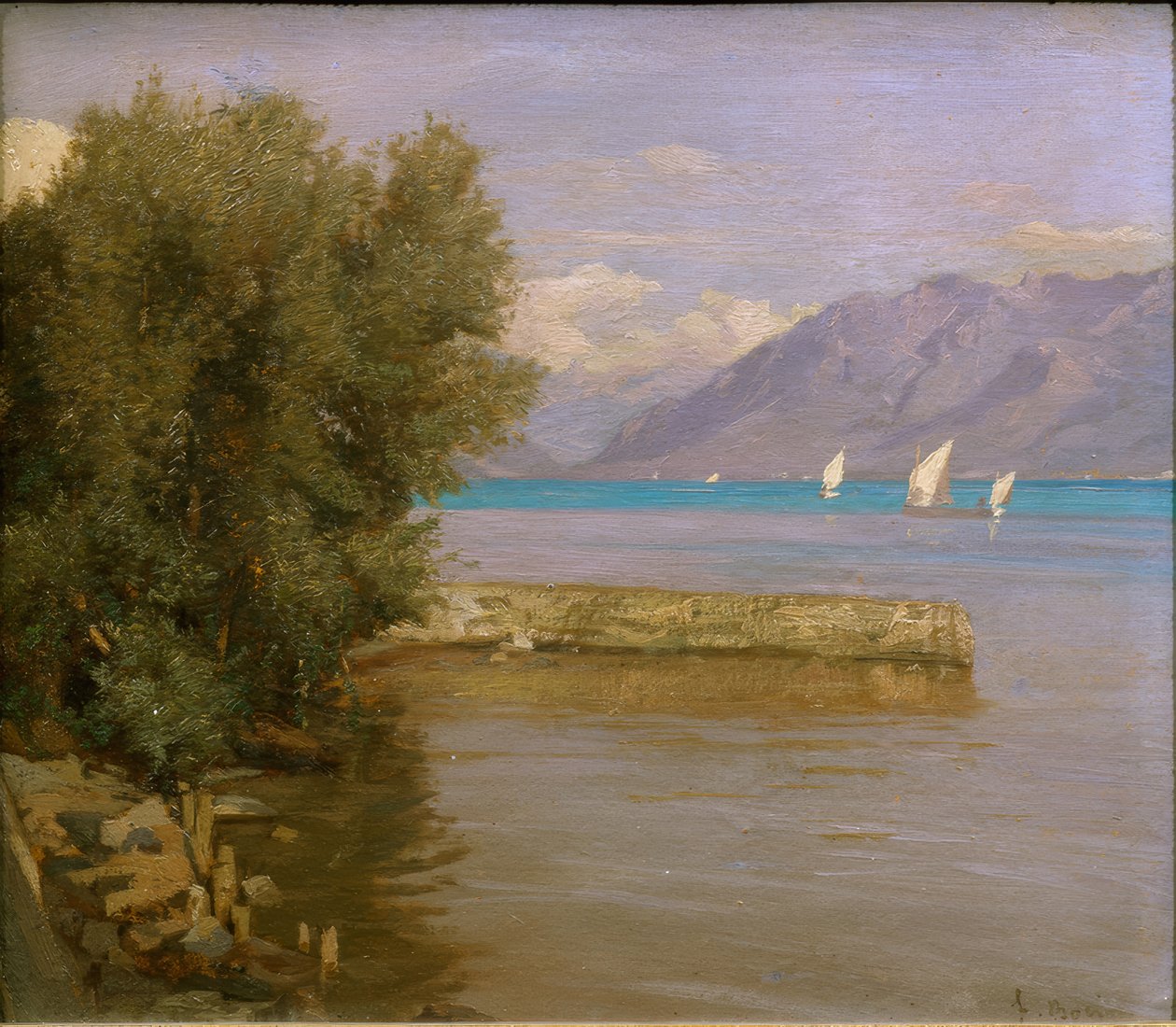 Wirkung des Windes von Francois-Louis-David Bocion