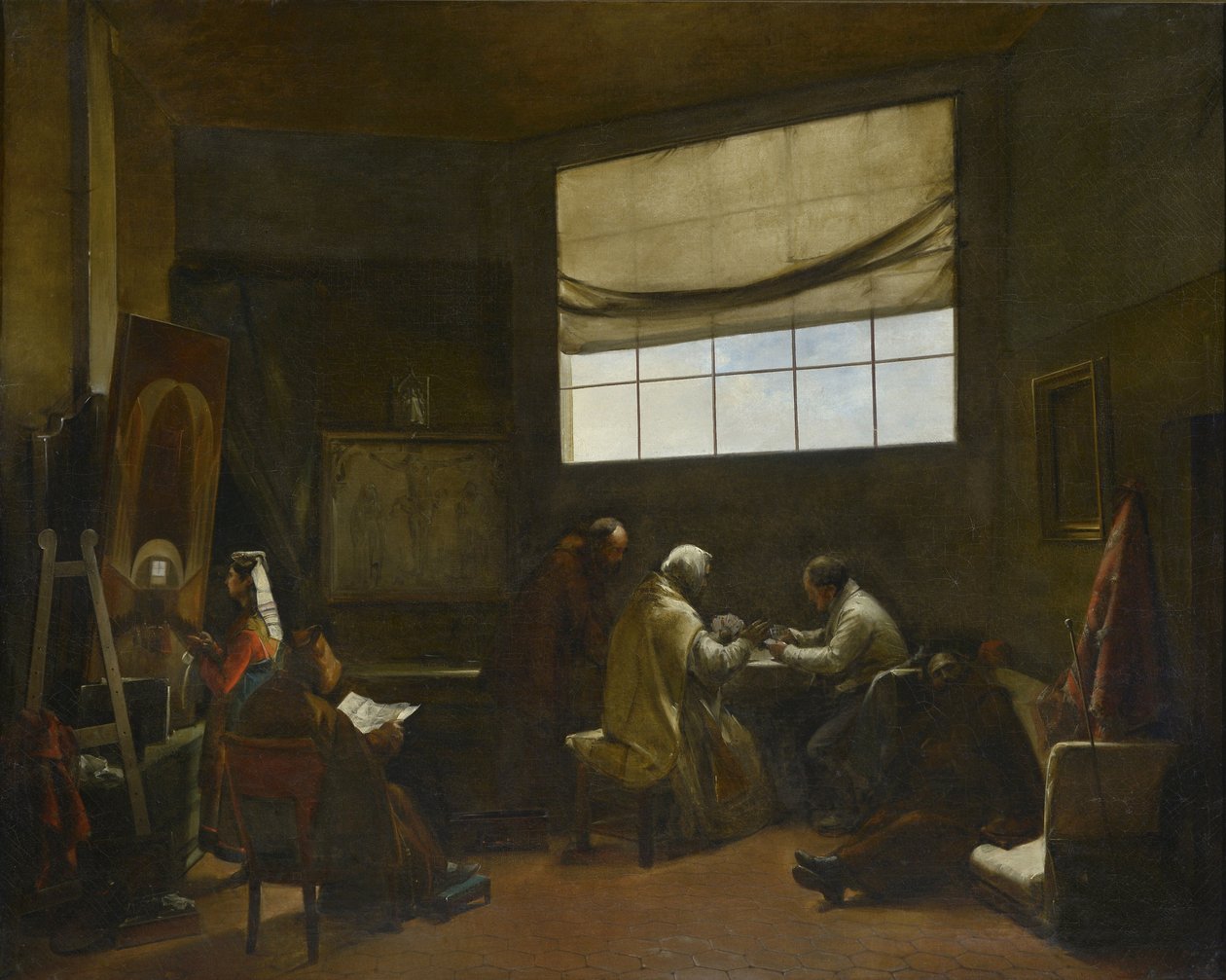 Taller de artista Pintura de François Marius Granet (1775-1849) Dim 80x100 cm Musee des Beaux Arts Palais Longchamp de Francois Marius Granet