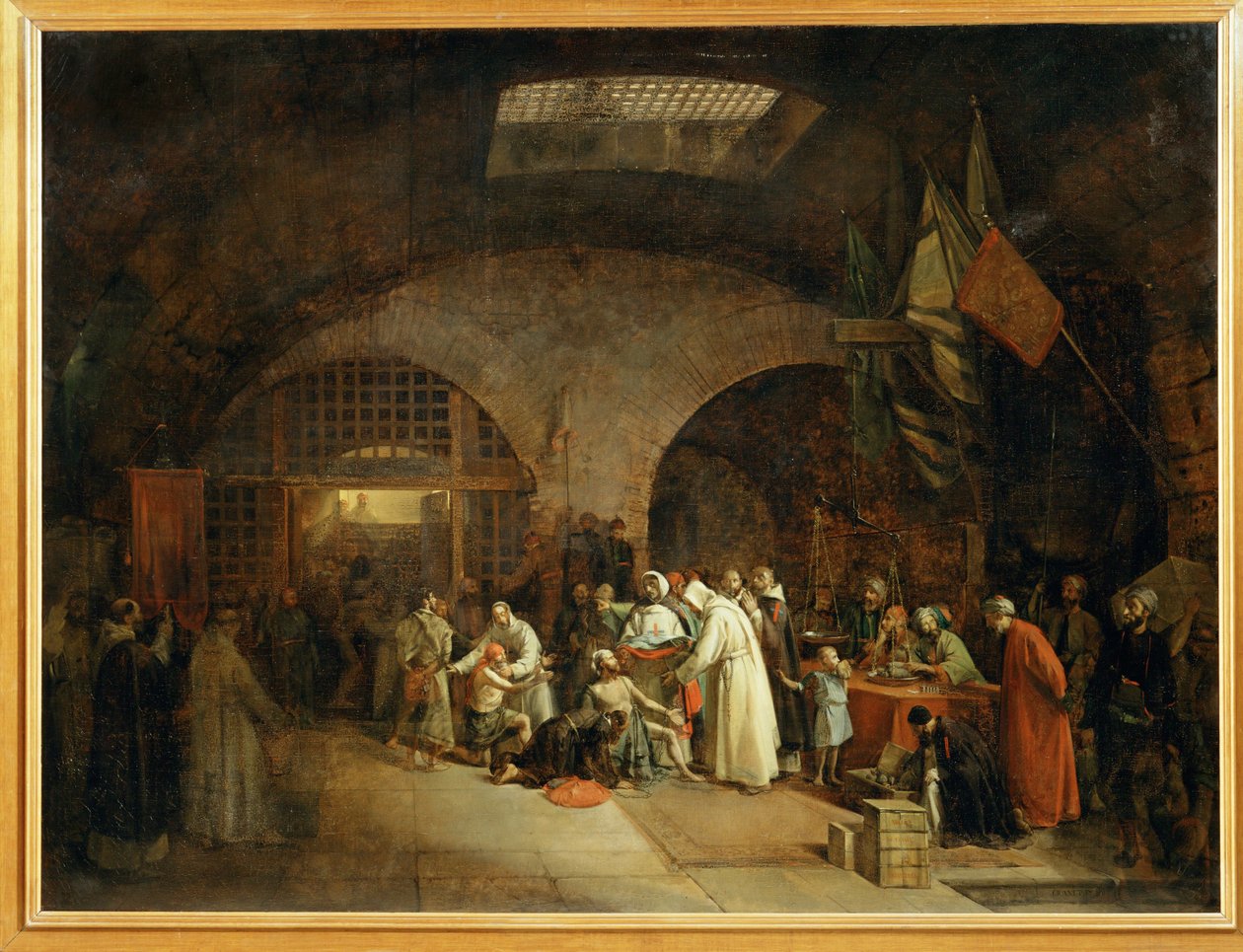 Redención de presos en las cárceles de Argel ... de Francois-Marius Granet