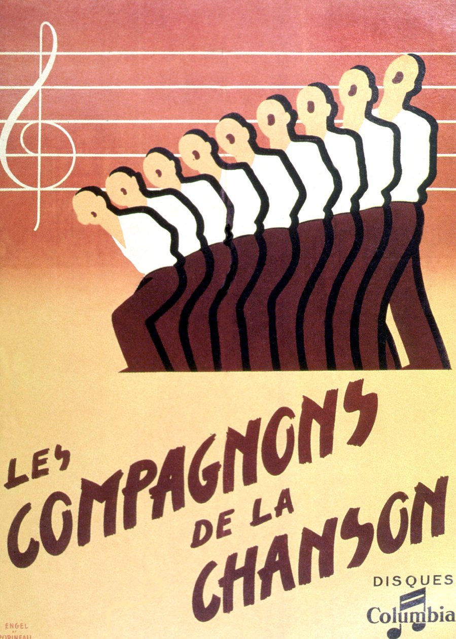 "Les Compagnons de la chanson de Francois emile Popineau