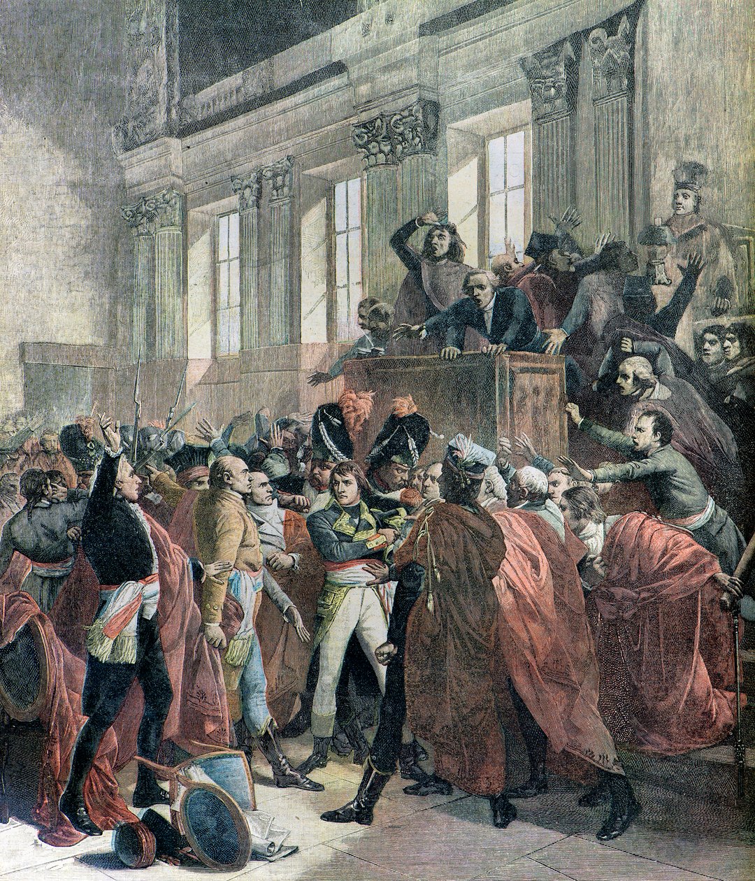 Bonaparte en el punto de mira de Francois (after) Bouchot