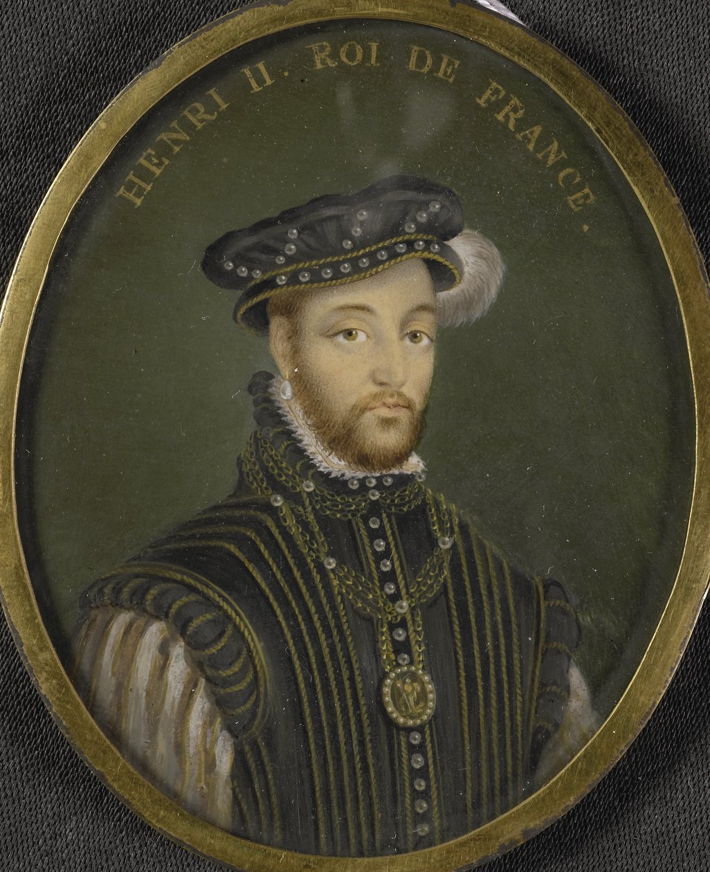 Retrato del Rey Enrique II de Francia (1519-1559) de Francois (after) Clouet
