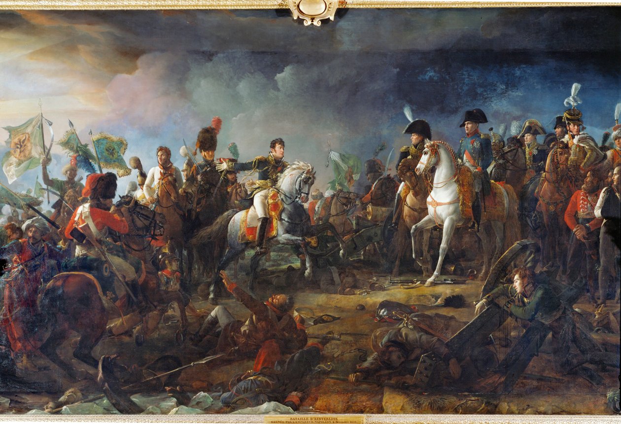 La batalla de Austerlitz ... de Francois (school of) Gerard