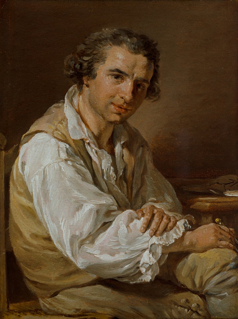 Retrato de un arquitecto de François André Vincent