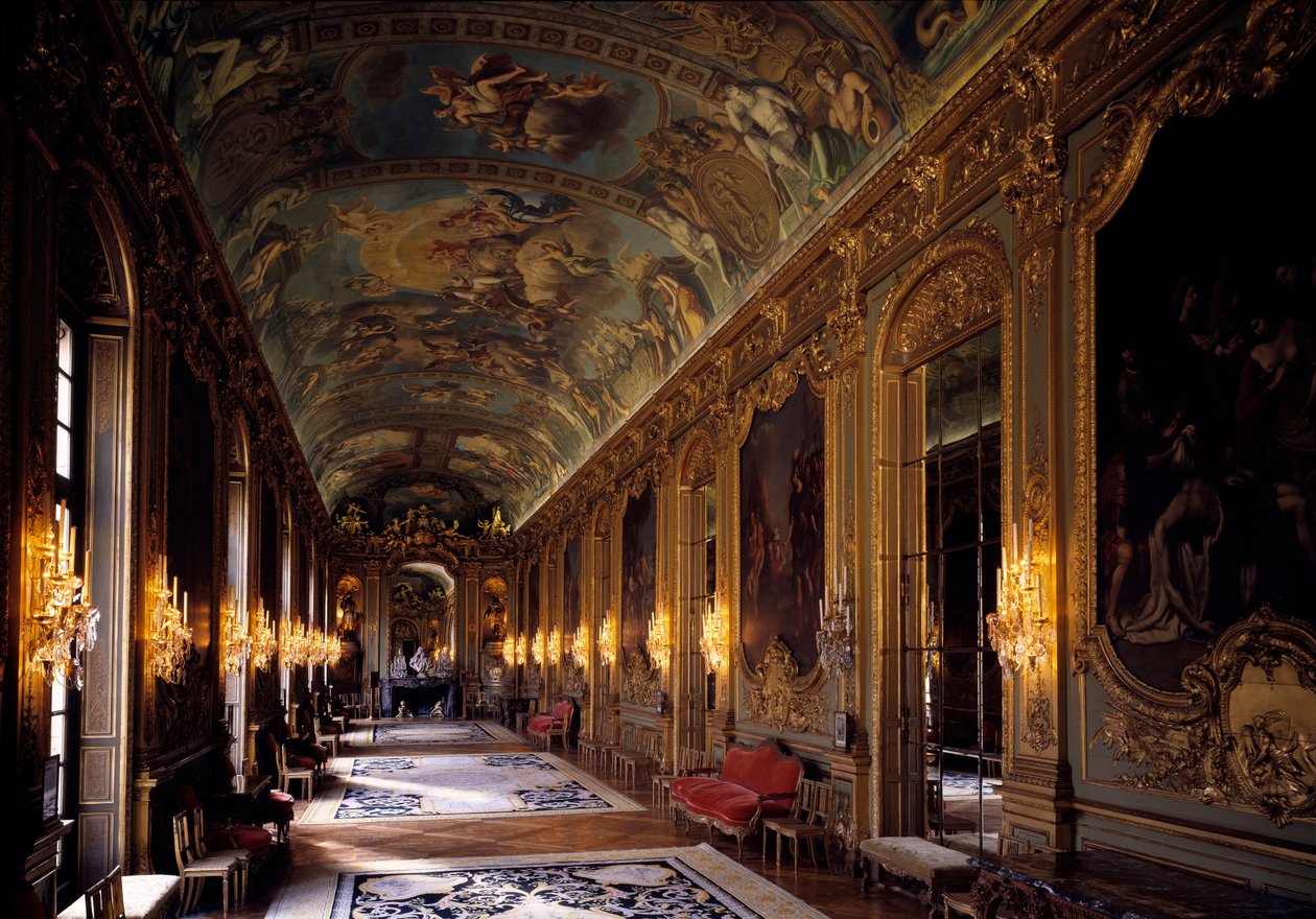 Galería doree en el Hotel de Toulouse. Arquitectura de François-Antoine Vassé (1681-1736) de Francois Antoine Vasse