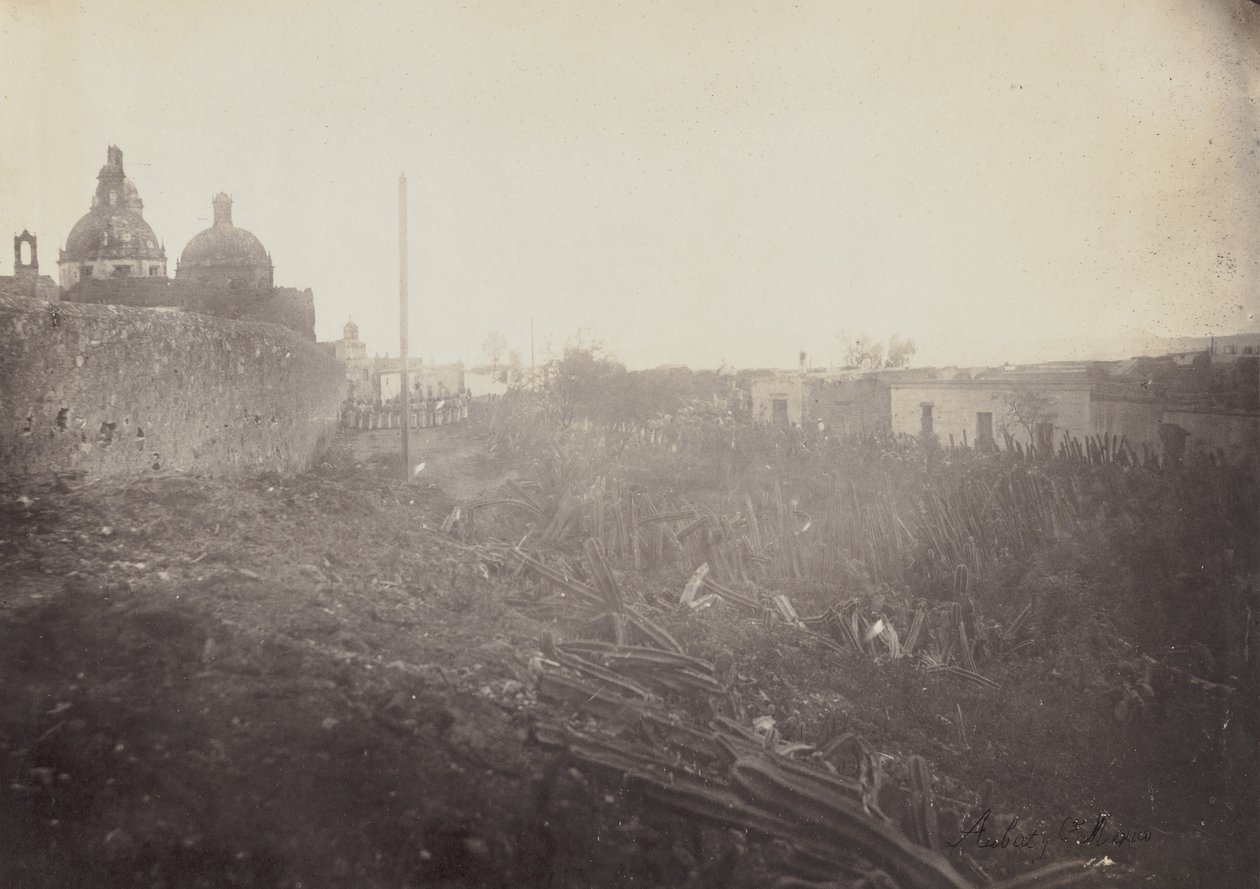 Estudio arquitectónico en México, 1864-69 de Francois Aubert