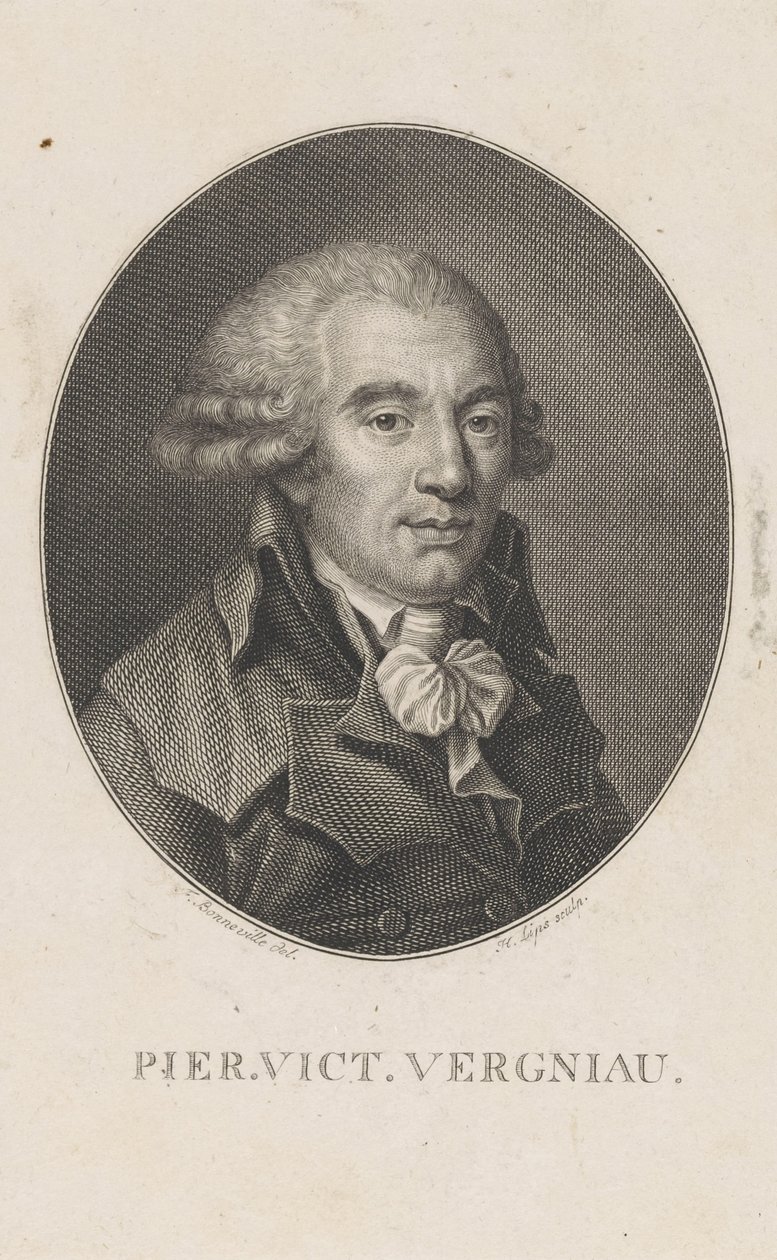 Pierre Victurnien Vergniaud 1753-1793, c. 1800 de Francois Bonneville