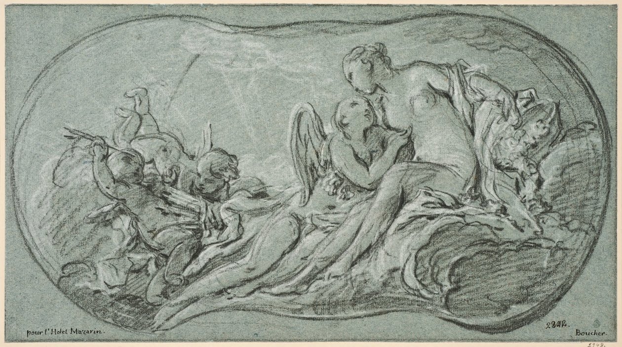 Cupido y Psique de François Boucher