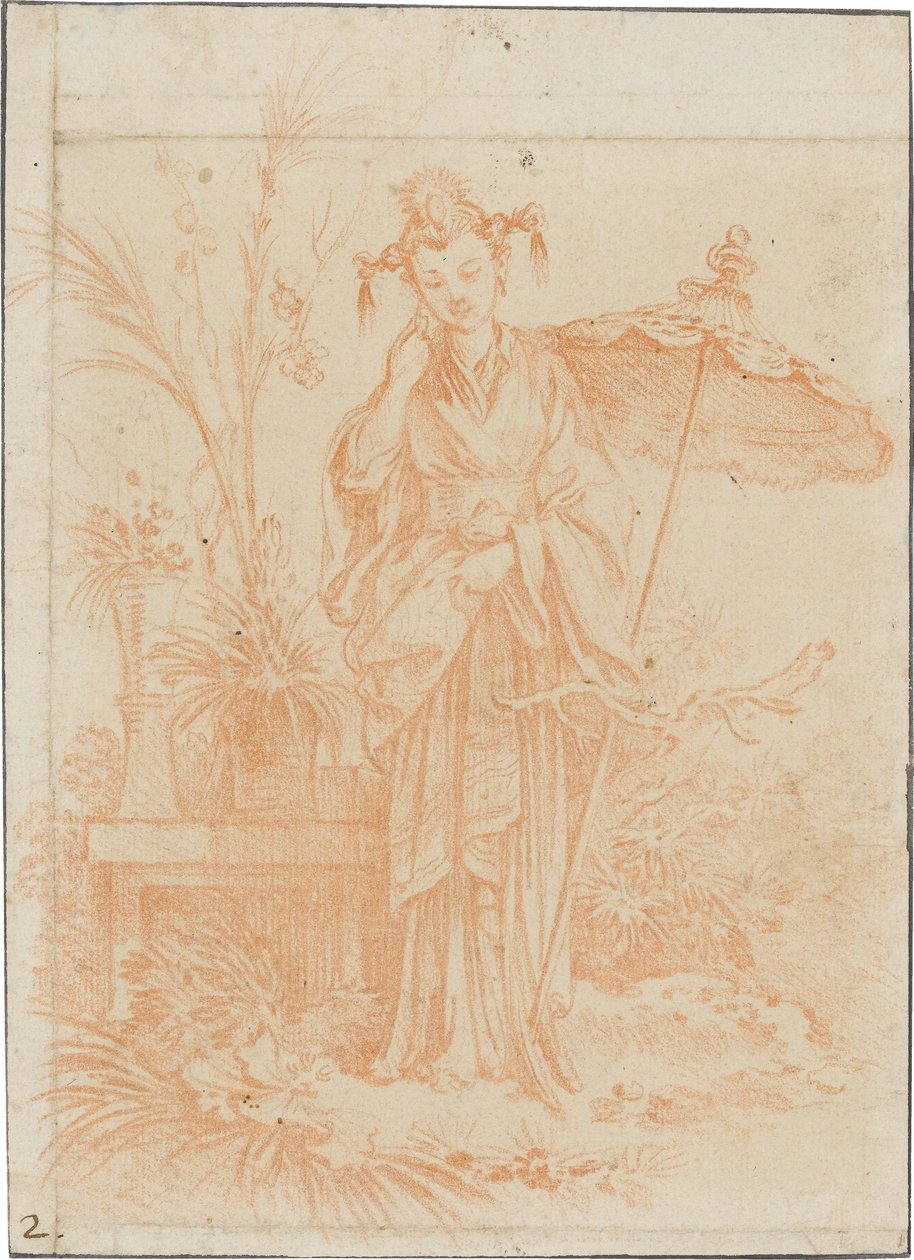 Chinoiserie (La dueña del jardín) de François Boucher