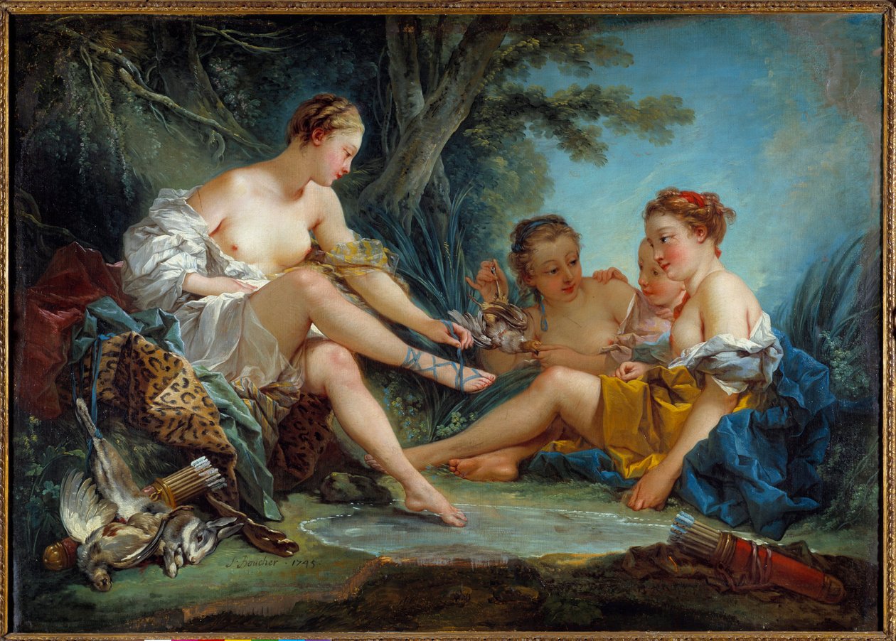 El regreso de la caza de Diana de François Boucher