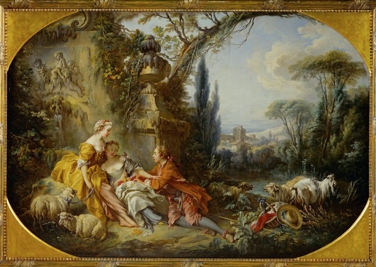 Les charmes de la vie champetre - los encantos de la vida en el campo ... de François Boucher