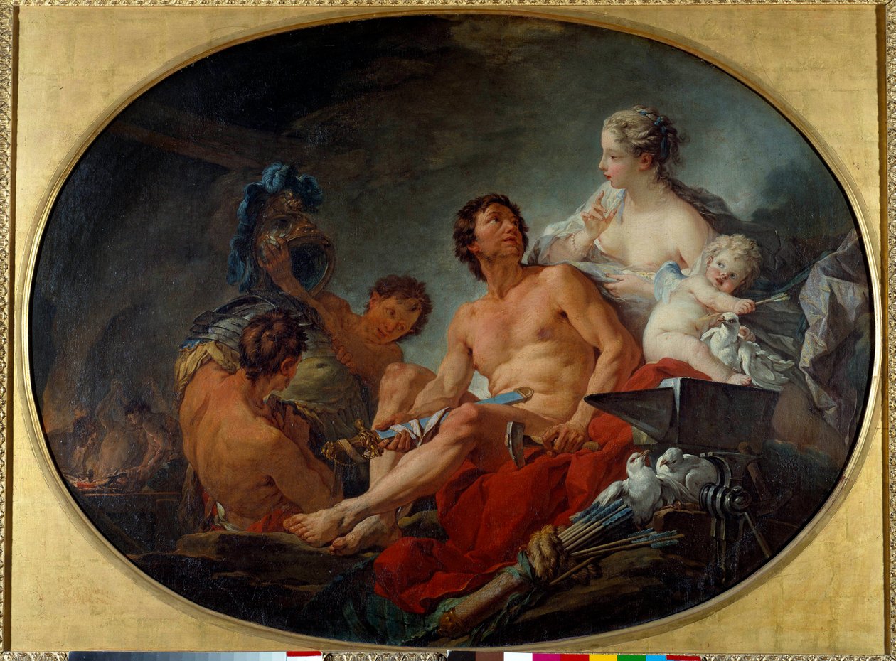 Las forjas de Vulcano de François Boucher