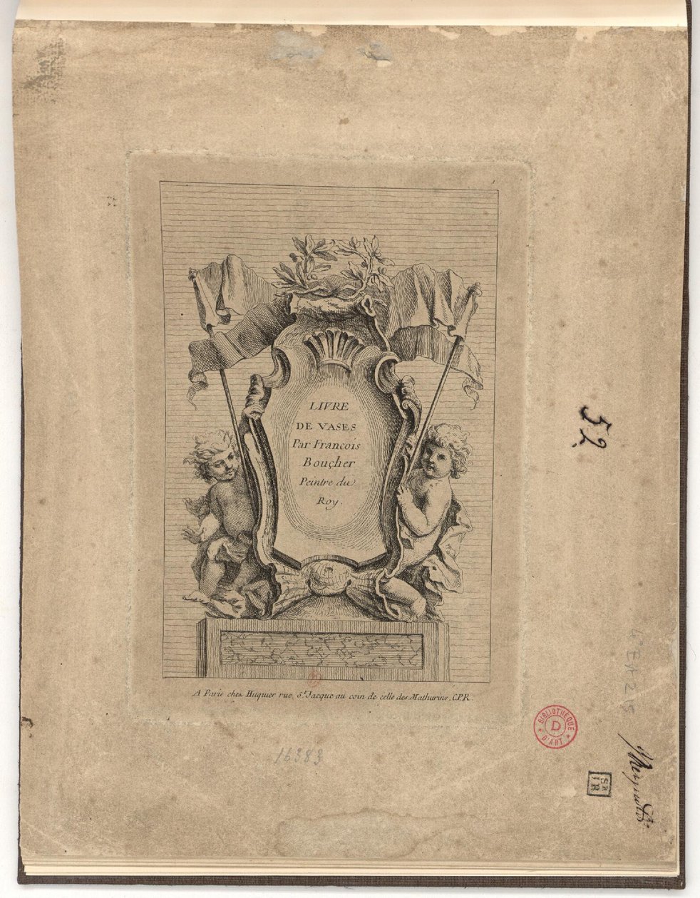 Libro de jarrones, de François Boucher de François Boucher