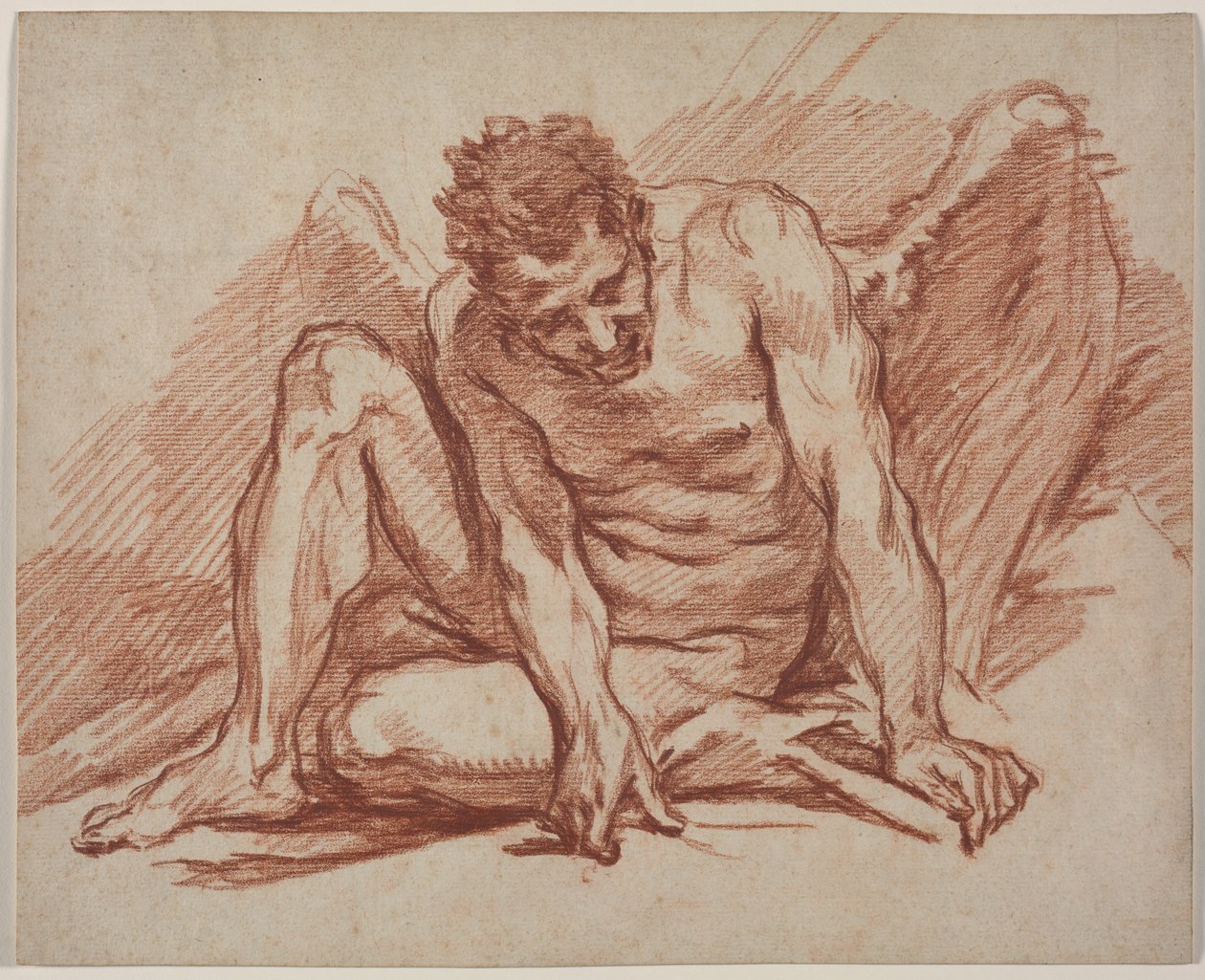 Academia masculina con alas de François Boucher