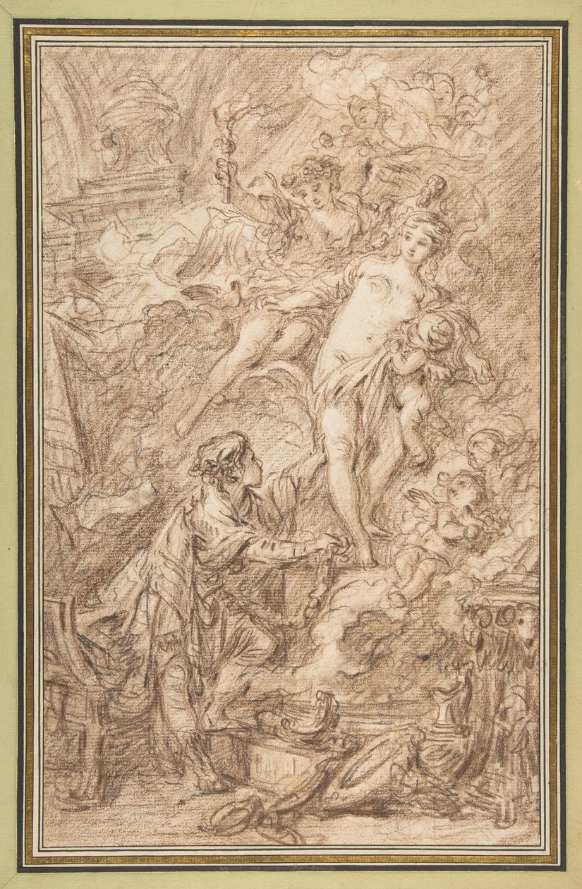 Pigmalión y Galatea de François Boucher