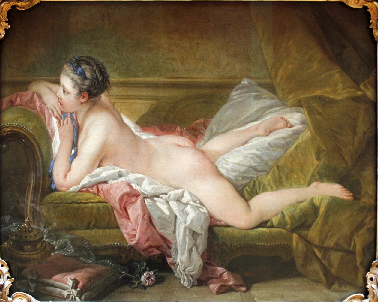 La chica recostada de François Boucher