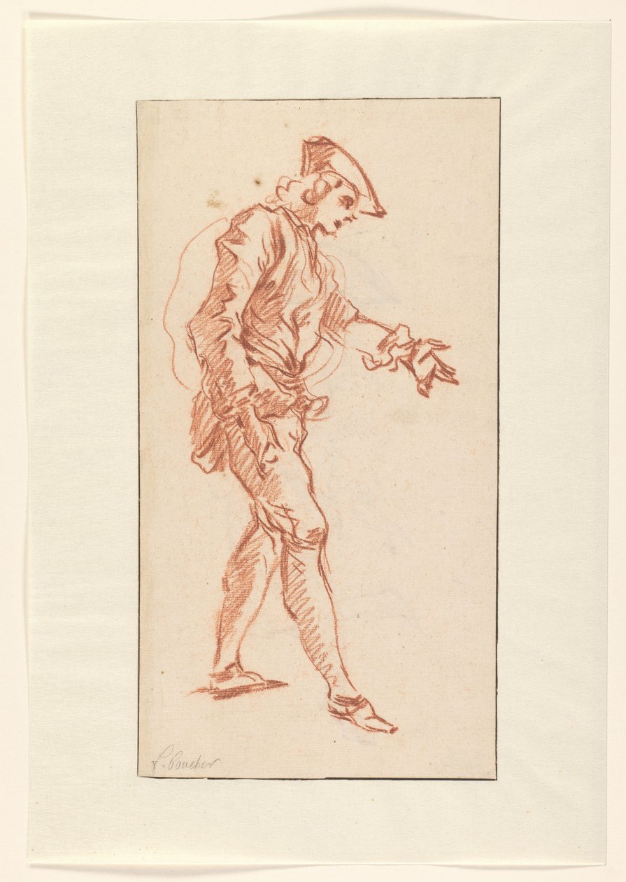 Cazador de pie de François Boucher