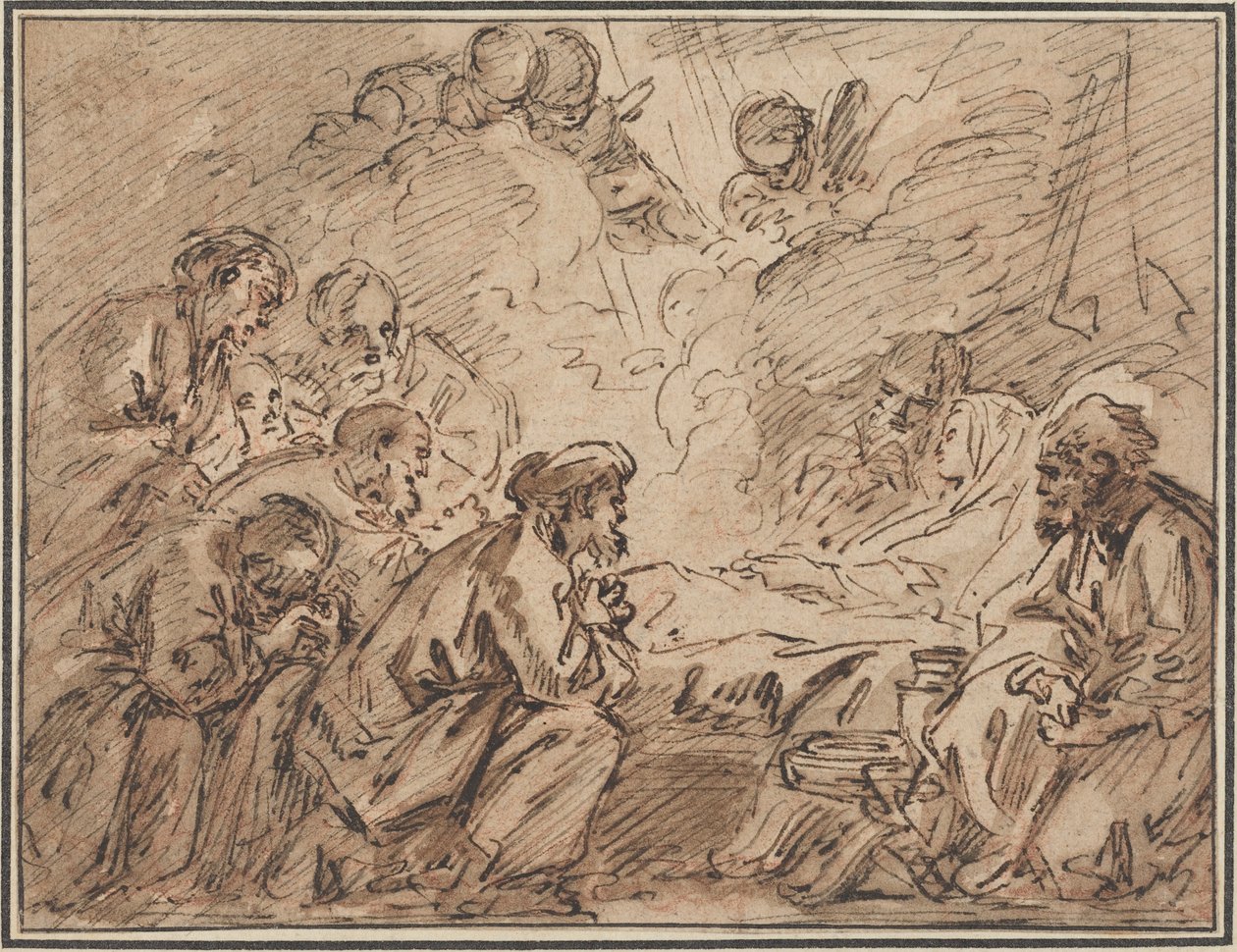 La muerte de la Virgen de François Boucher