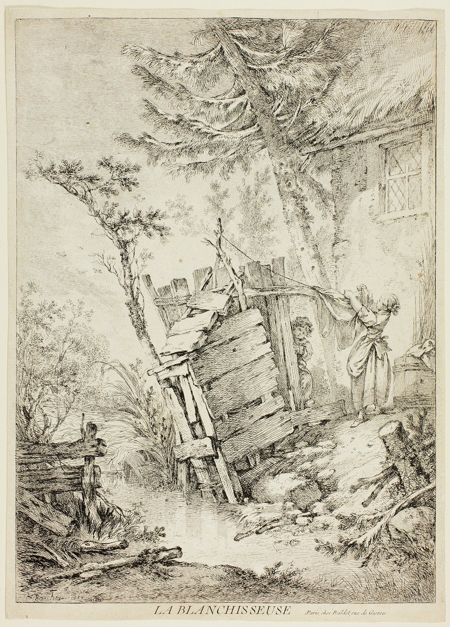 La Lavandera de François Boucher