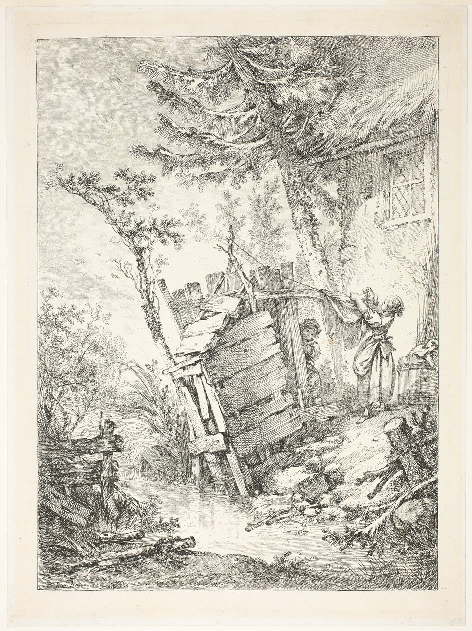 La Lavandera de François Boucher