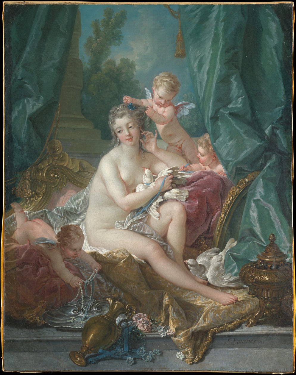 El tocador de Venus de François Boucher