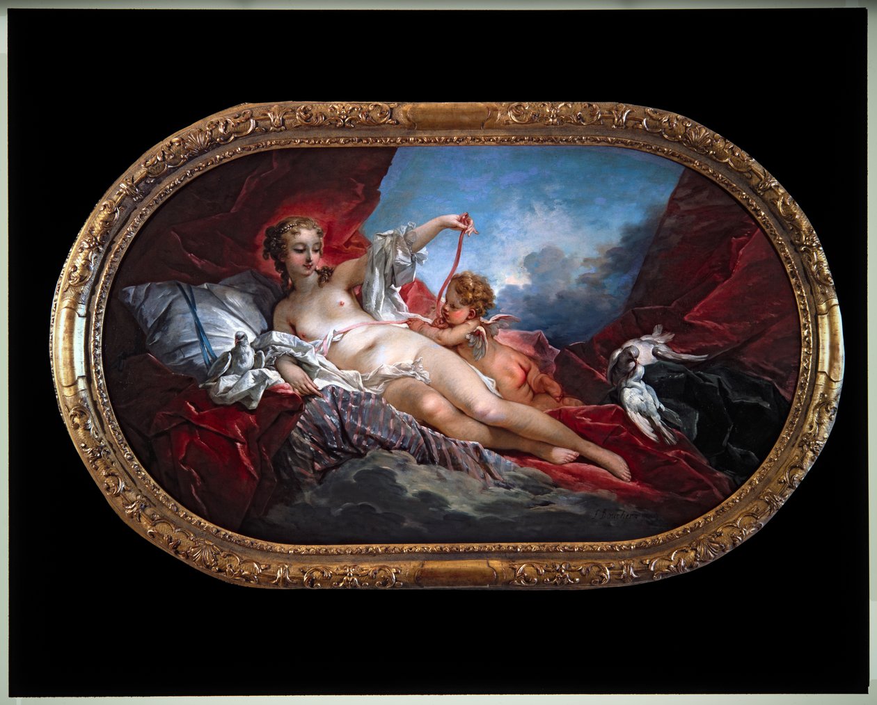 Venus y Cupido de François Boucher