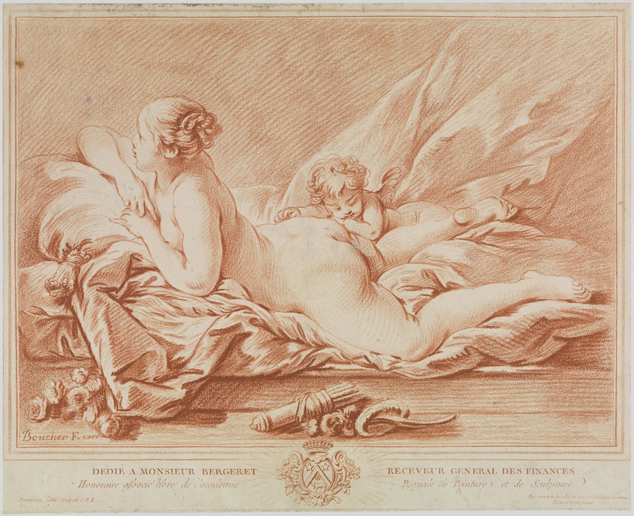 Venus y Cupido de François Boucher