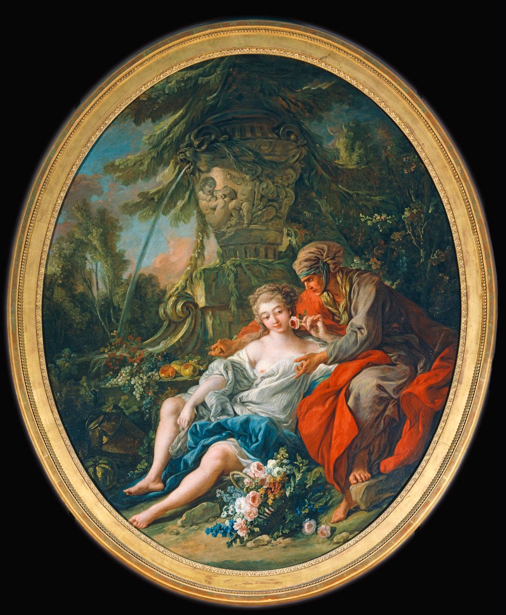 Vertumne et Pomone - Vertumnus y Pomona ... de François Boucher