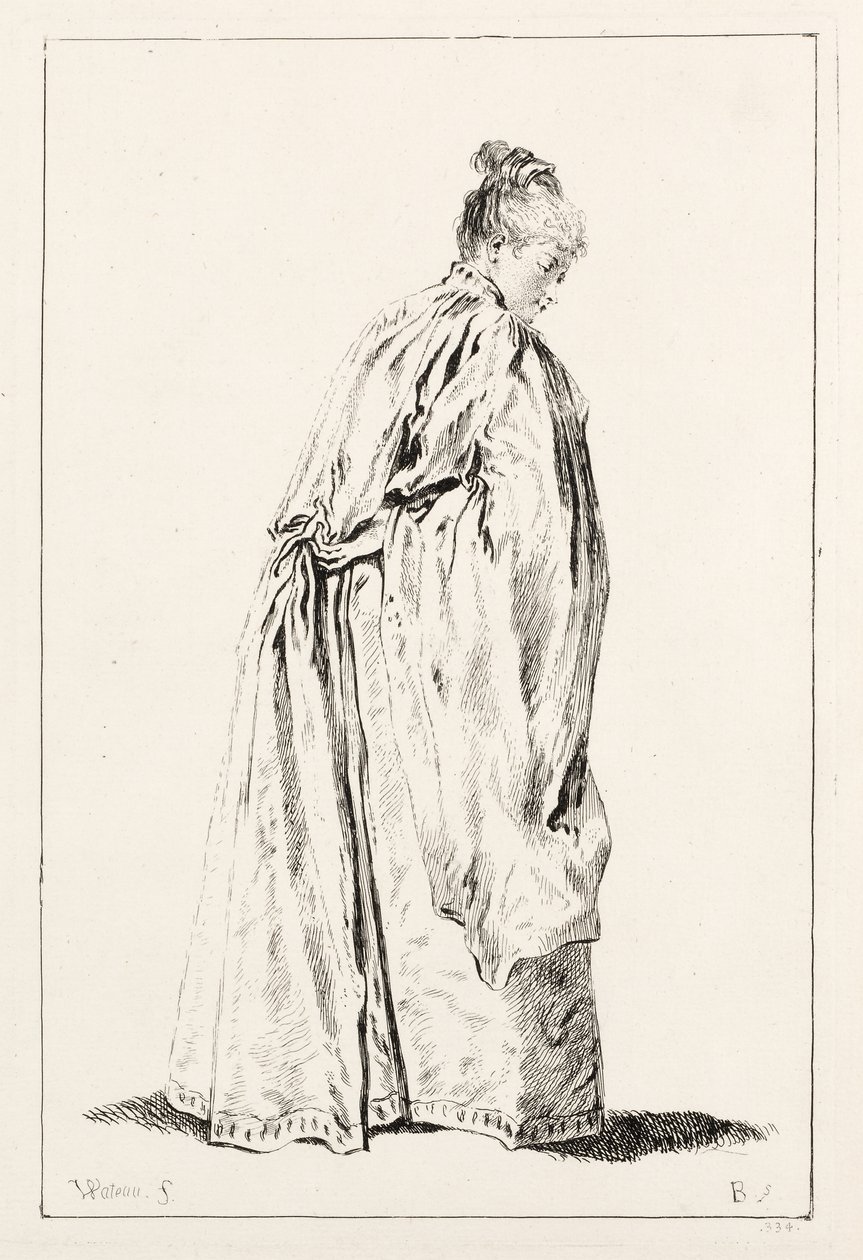 Mujer de Pie de François Boucher