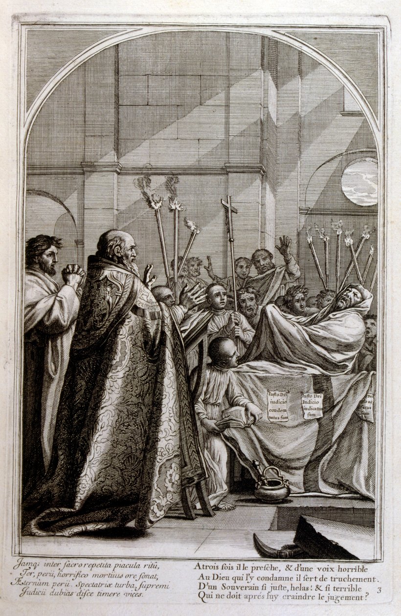 Grabado de François Chauveau 1680 