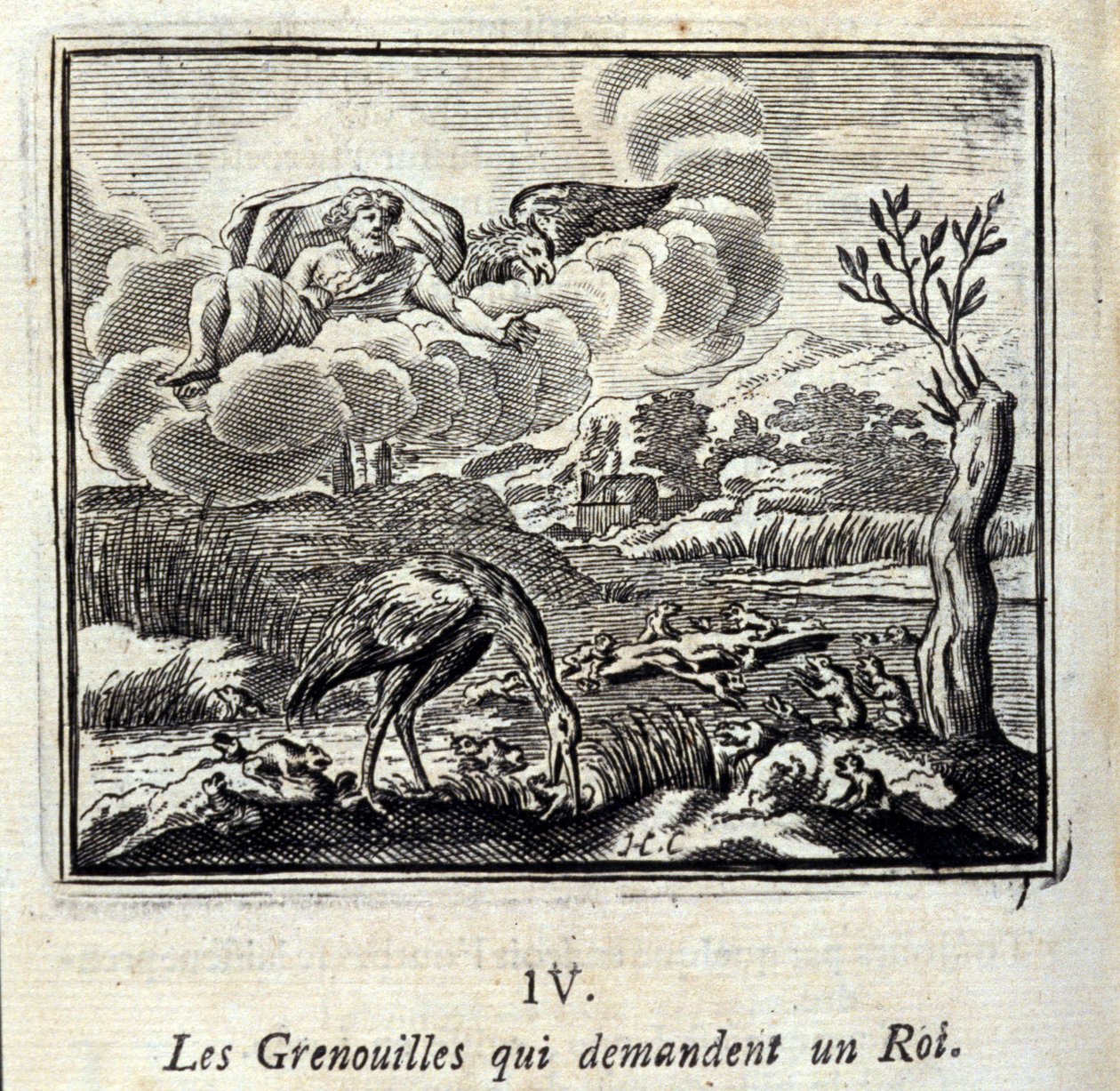 Fábulas de Jean de La Fontaine (1621-95). Ilustración de François Chauveau (1613-1676). Edición de 1728. de Francois Chauveau