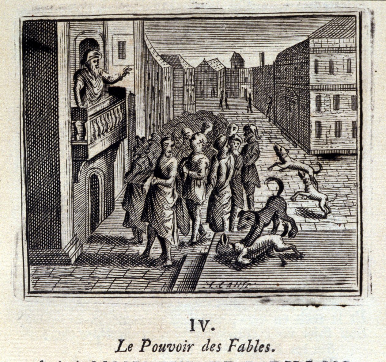 El poder de las fábulas. Fábulas de Jean de La Fontaine. Ilustración de François Chauveau. Edición de 1728. de Francois Chauveau