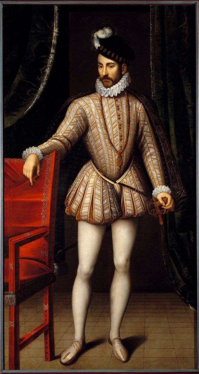 Retrato de pie de Carlos IX, Rey de Francia de François Clouet