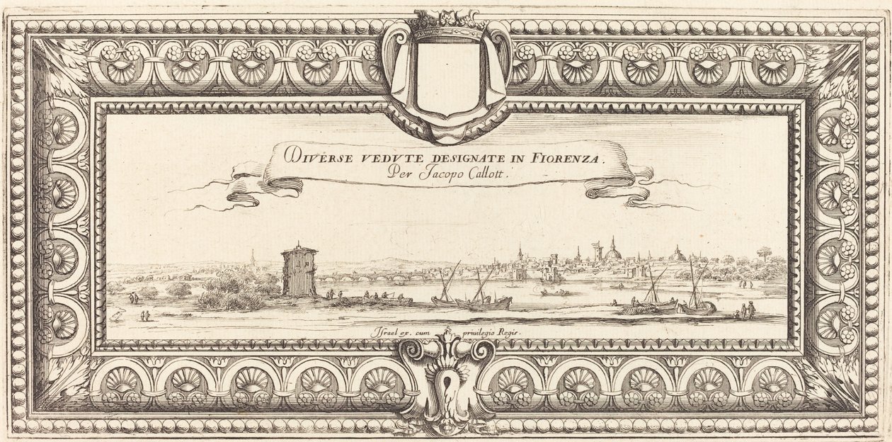 Página de título para "Various Italian Landscapes" de Callot de Francois Collignon