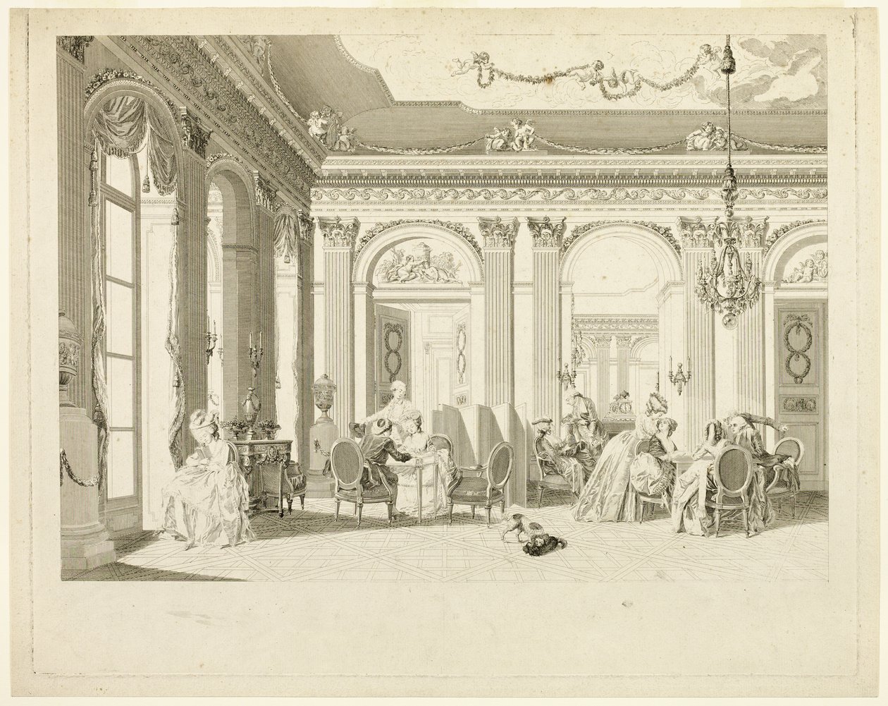 El salón de Francois Dequevauviller