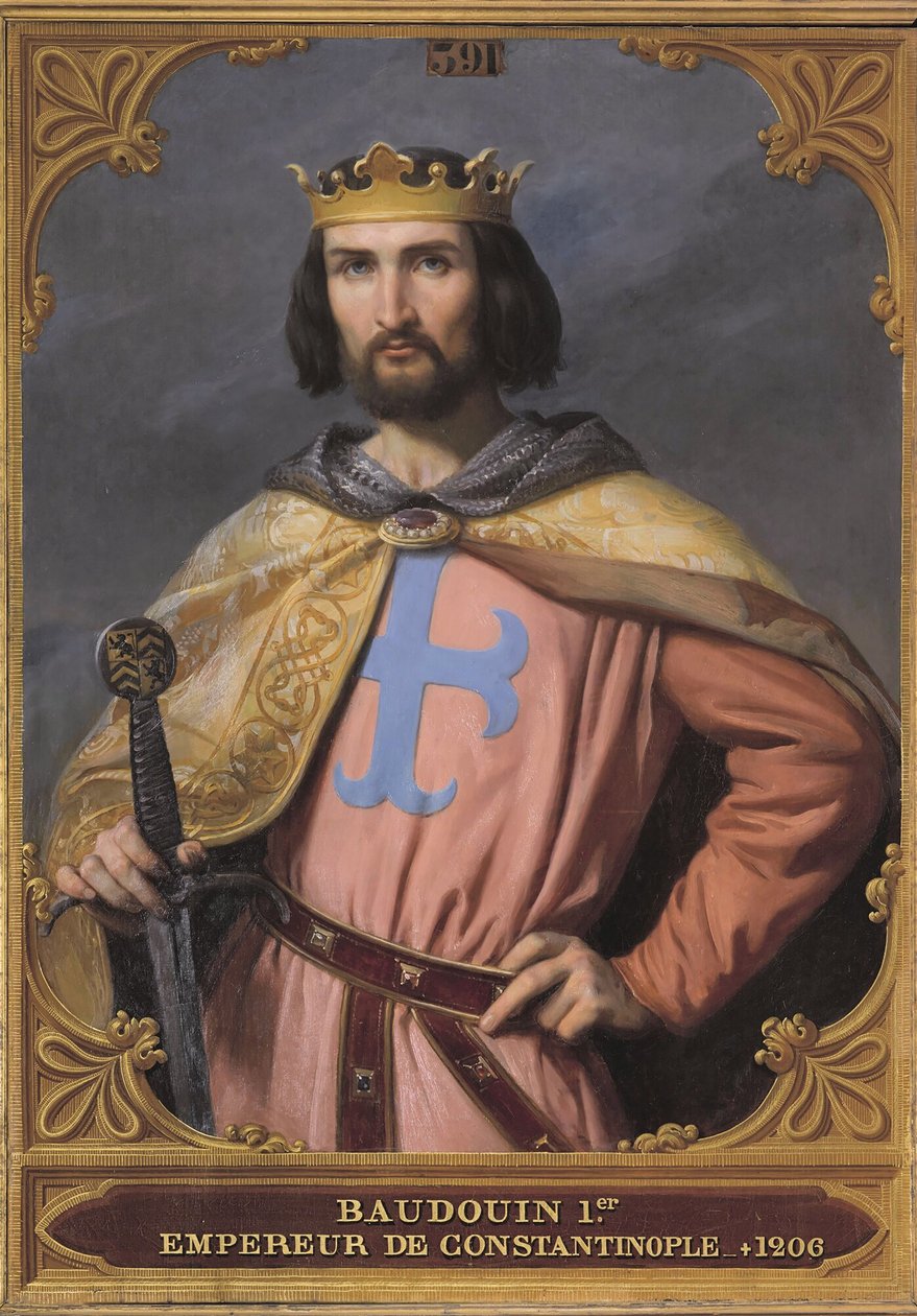 Baldwin I de Constantinopla de Francois Edouard Picot