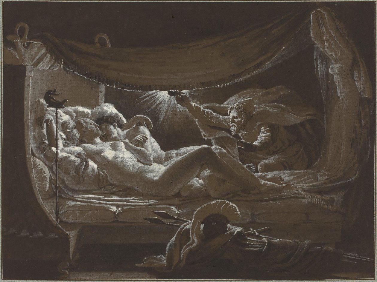 Vulcano descubriendo a Venus y Marte de Francois Edouard Picot