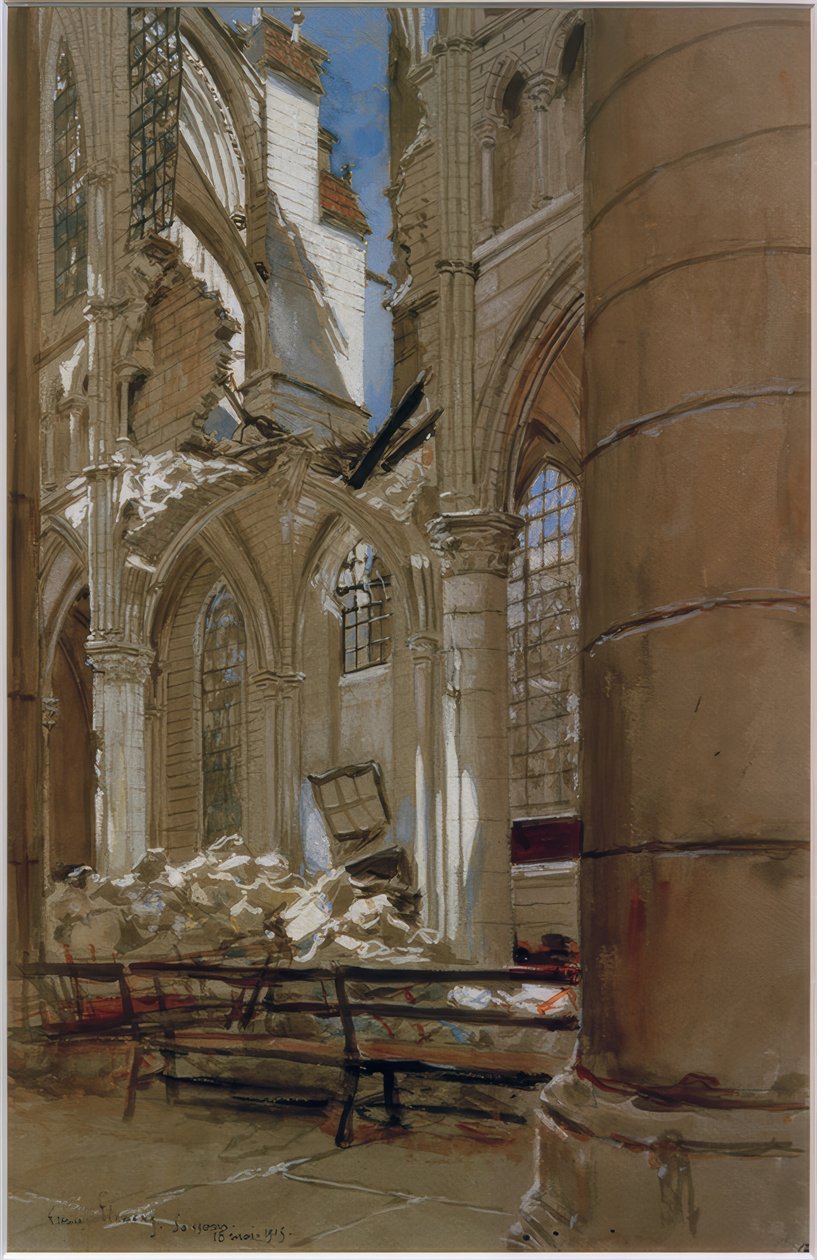 Soissons, 18 de mayo de 1915 de Francois Flameng