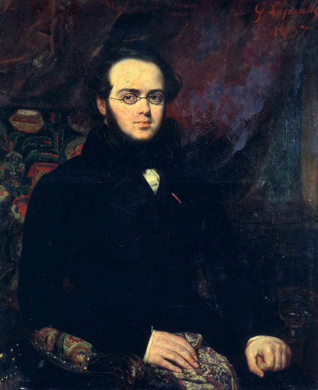 Retrato de Jacques Fromental Elie Levy, conocido como Halevy (París de Francois Gabriel Guillaume Lepaulle