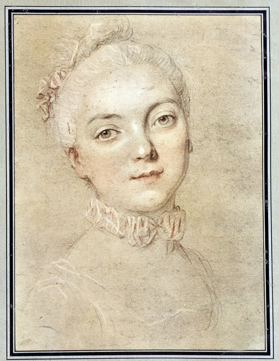 Retrato de Jeanne Becu, Condesa (o Madame) de Barry (1743-1793) de Francois Hubert Drouais