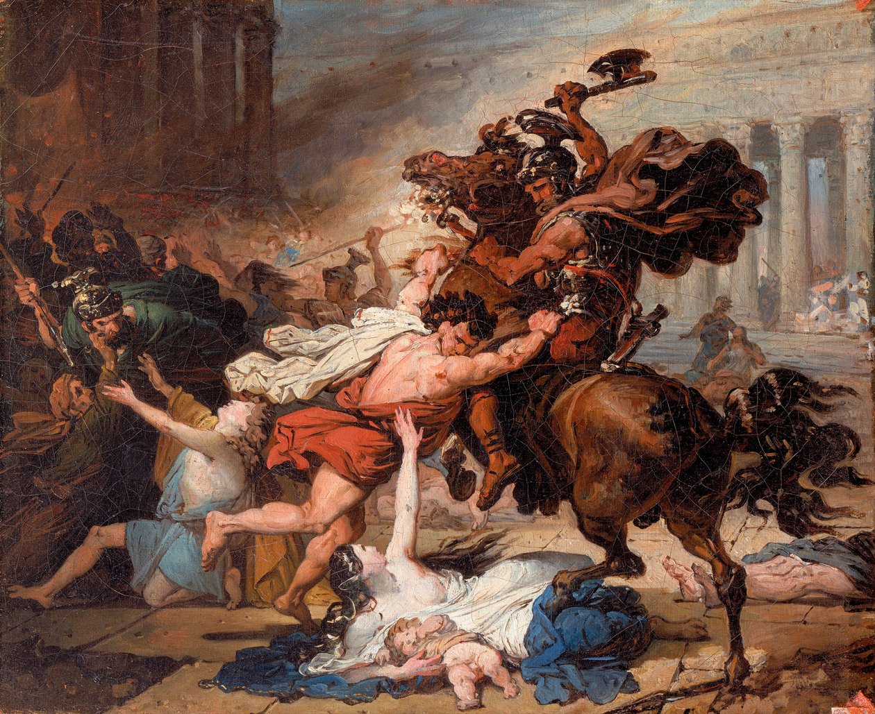 Destrucción de Jerusalén por los romanos de François Joseph Heim